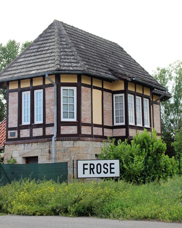 "Altes Stellwerk Frose" Am Froser See Dış mekan fotoğraf